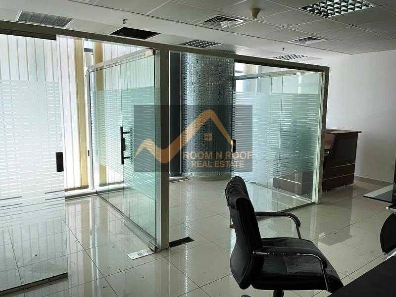 102 1 Month Free| Semi Furnished| Canal View|  Fitted Office| The Metropolis Tower| Business Bay