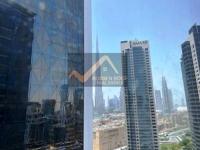 126 1 Month Free| Semi Furnished| Canal View|  Fitted Office| The Metropolis Tower| Business Bay