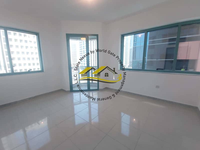 Renovated 2BR with balcony near to corniche park |zero commission