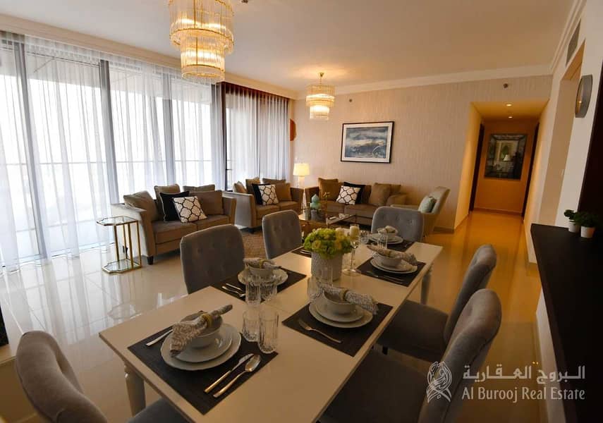 10 Fully furnished 2 BR apartment available for rent in Boulevard Point