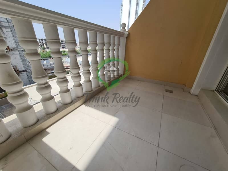 8 Very Spacious | Studio with Balcony & Pool View | JVC