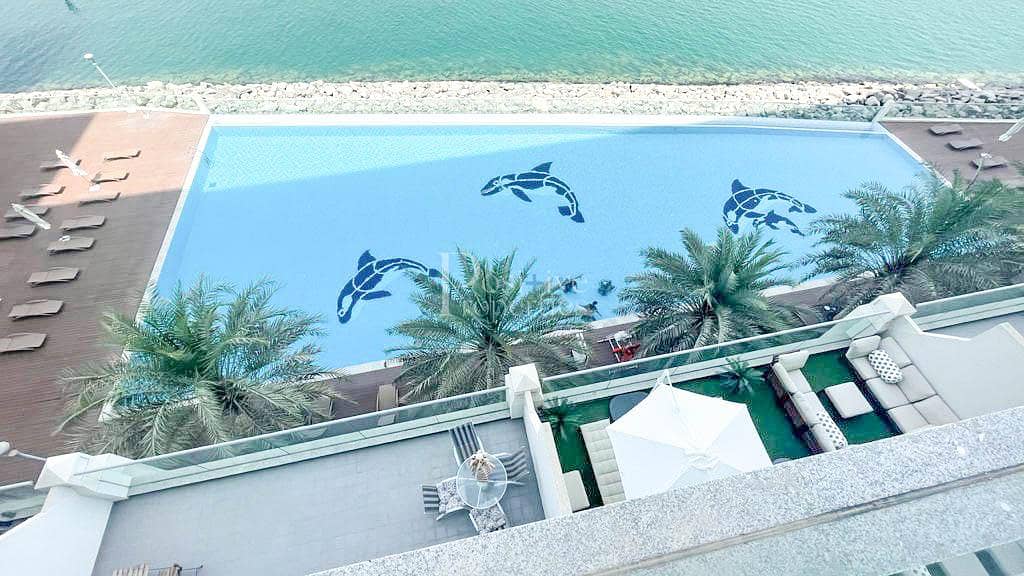 5 Full Burj Al Arab view | Pool view | Unfurnished | Massive Terrace
