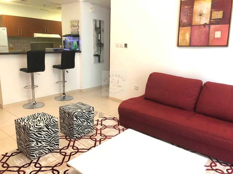 3 Large furnished apartment on Park level with terrace on monthly basis