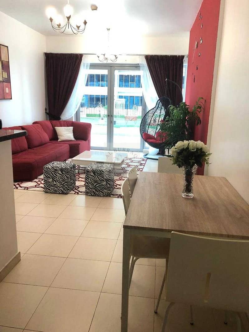 4 Large furnished apartment on Park level with terrace on monthly basis