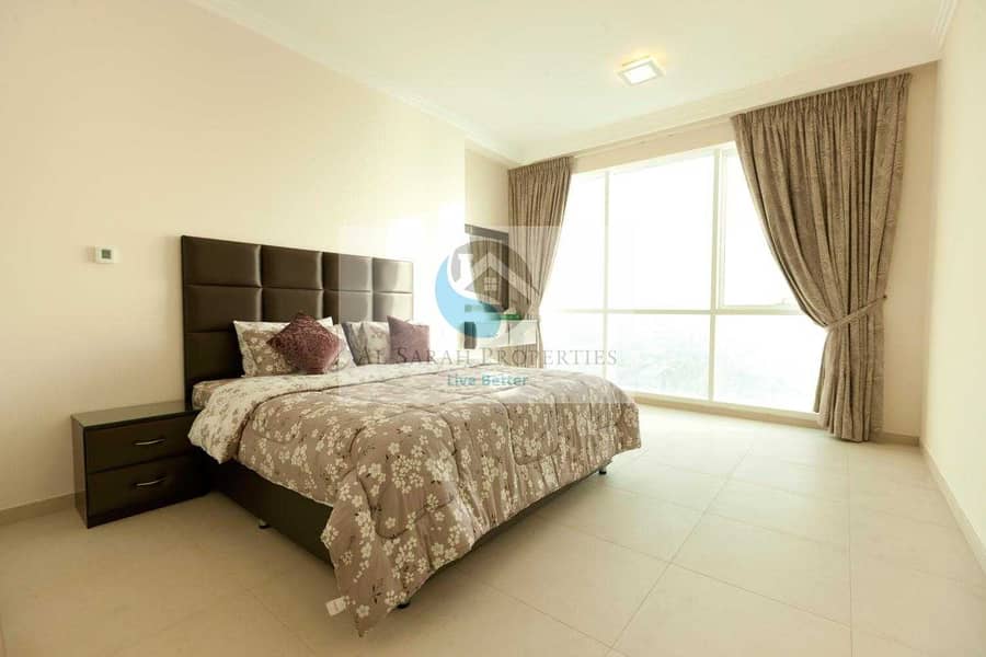 7 2 BR + Maid Room | Amazing Sea View | High Floor | Direct Beach Access | Well Maintained