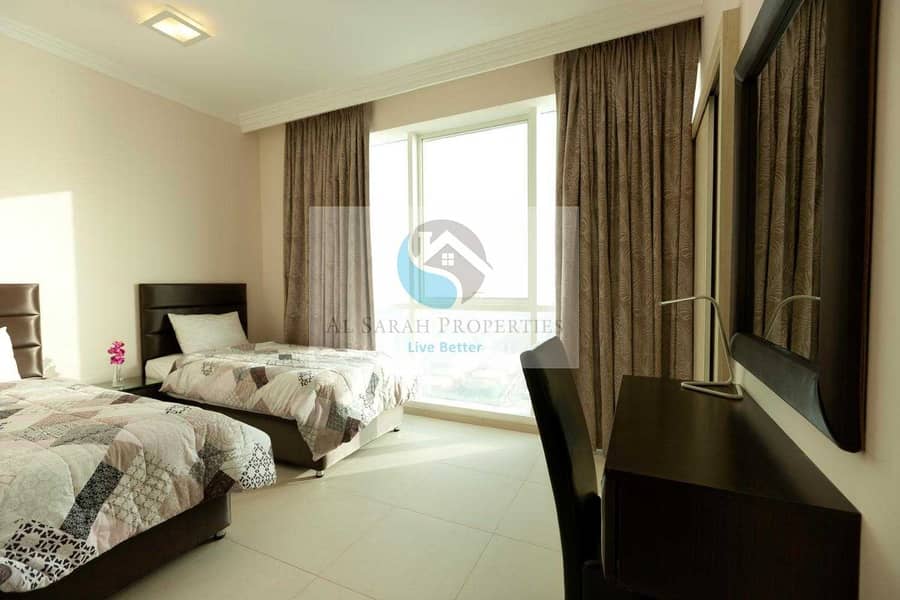 8 2 BR + Maid Room | Amazing Sea View | High Floor | Direct Beach Access | Well Maintained