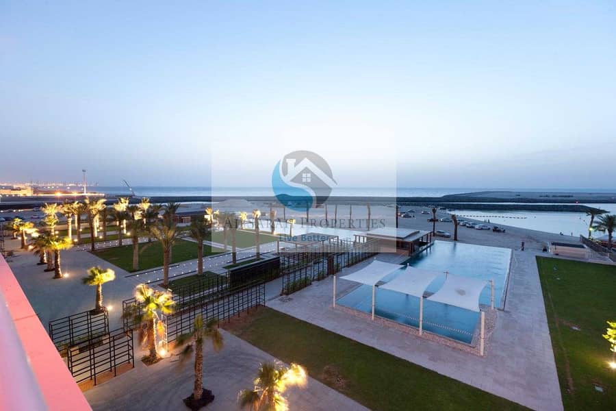 18 2 BR + Maid Room | Amazing Sea View | High Floor | Direct Beach Access | Well Maintained