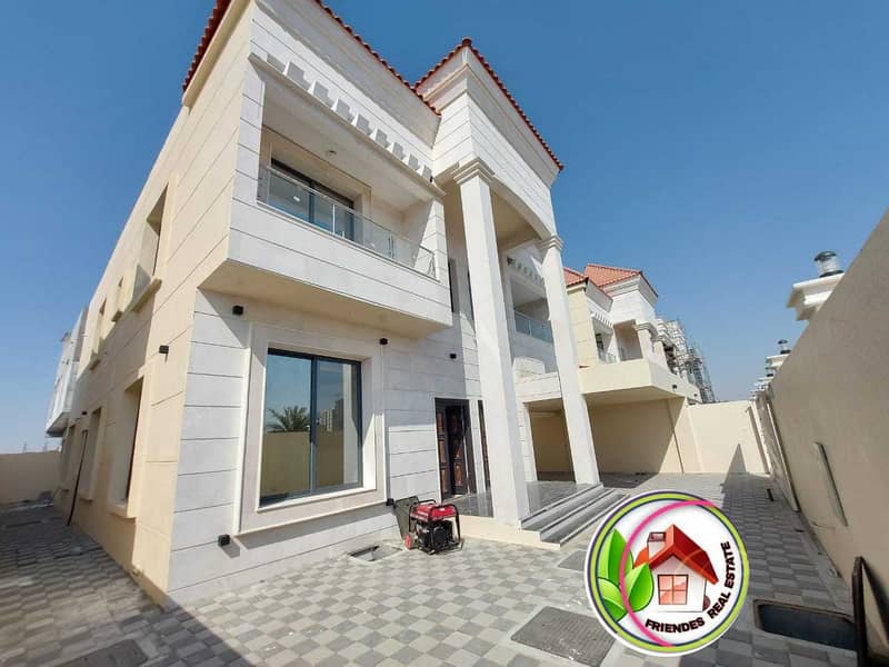 Ultimately safe for you and your family A modern European villa of the best and most luxurious materials in the Ajman market without down payment at an attractive price