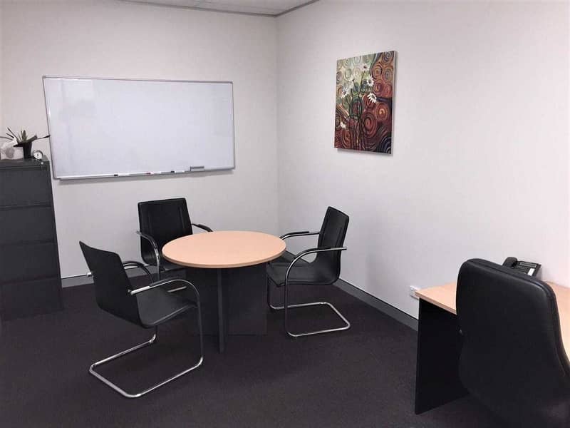 8 Brand New Office | Partitioned | Furnished