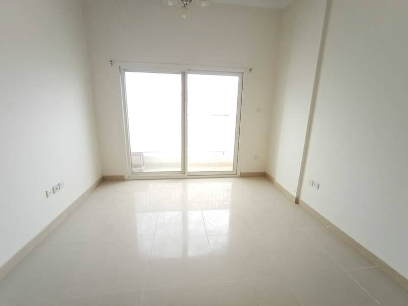 Best New 1BHK Just 18k Central AC Family Building Balcony In National paint Muwaileh
