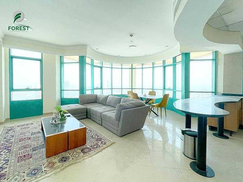 Sea View | 2BR plus Maids | Next to Tram Station