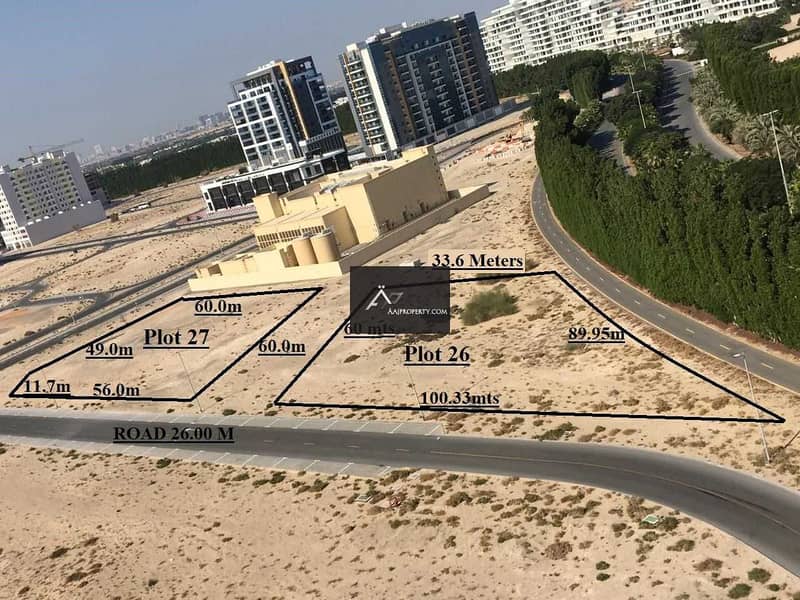 G+14 Residentail +Retail Plots For Sale In Majan . ! Perfect Location