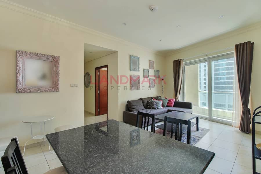 5 Furnished 2BR on High Floor With Nice View