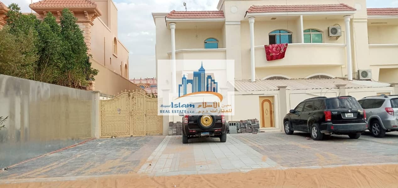 2 hall  & big kitchen villa portion  for rent in al mowaihat 2 for family