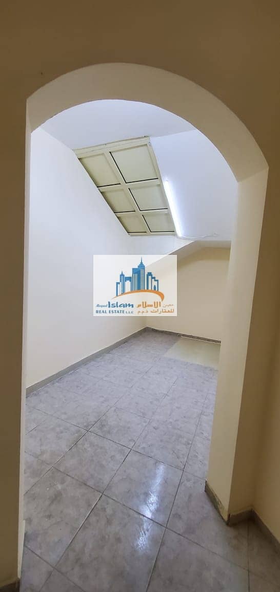 10 hall  & big kitchen villa portion  for rent in al mowaihat 2 for family