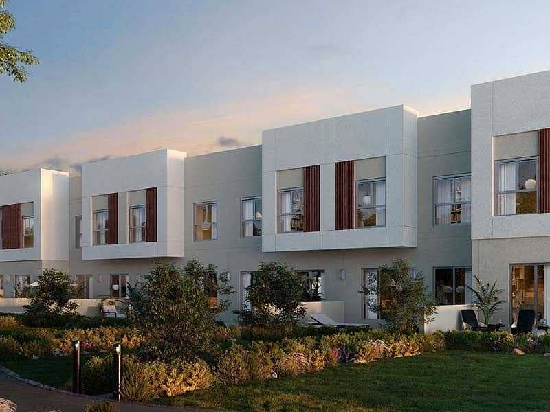 11 Townhouse in 4-Bedrooms and Maids Rooms with Easy Payment Plan at La Rosa-Villanova Dubailand