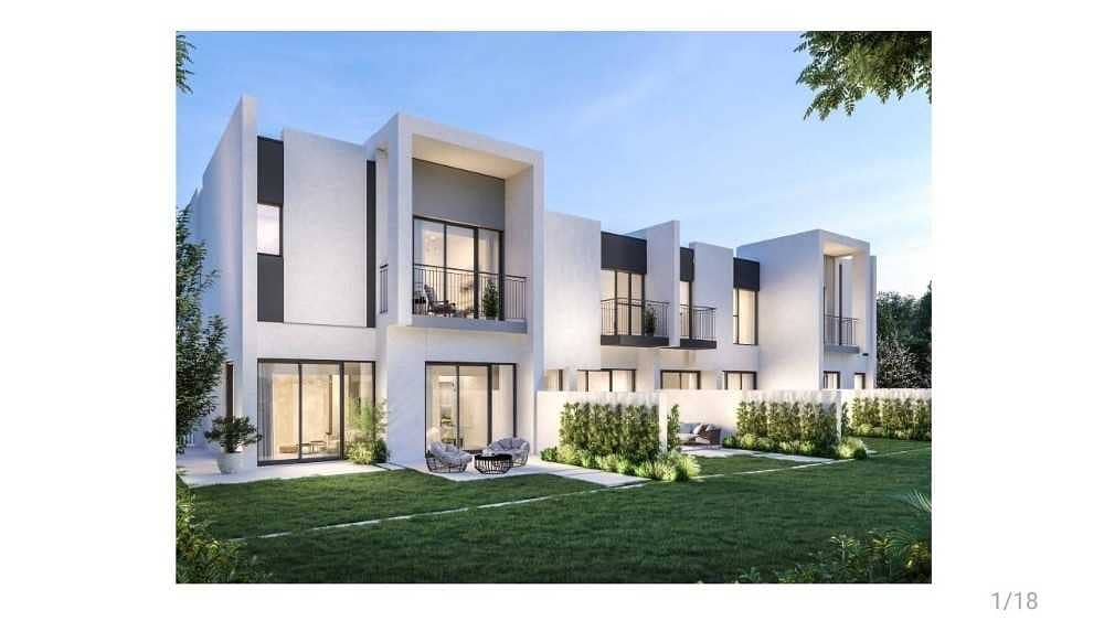 14 Townhouse in 4-Bedrooms and Maids Rooms with Easy Payment Plan at La Rosa-Villanova Dubailand