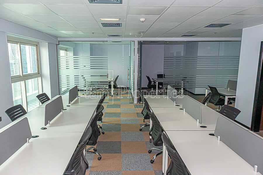 2 Fitted |furnished office |Near metro |lake view