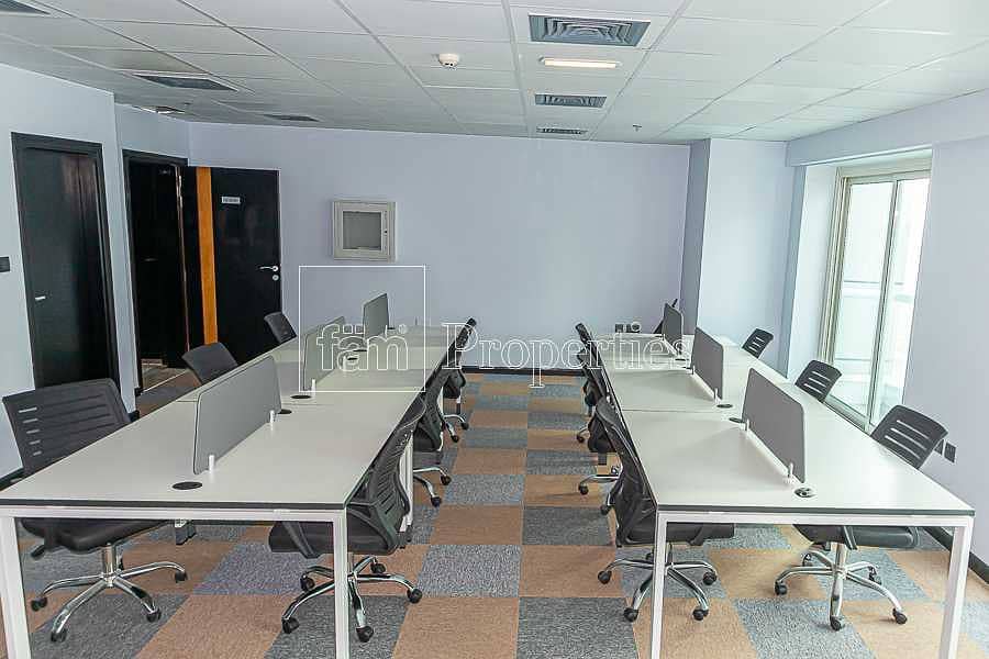 3 Fitted |furnished office |Near metro |lake view