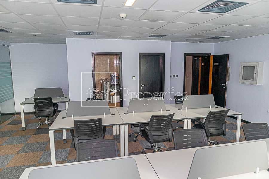 4 Fitted |furnished office |Near metro |lake view