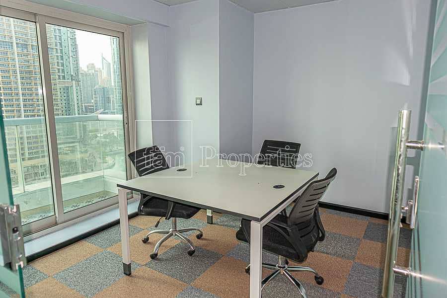 6 Fitted |furnished office |Near metro |lake view