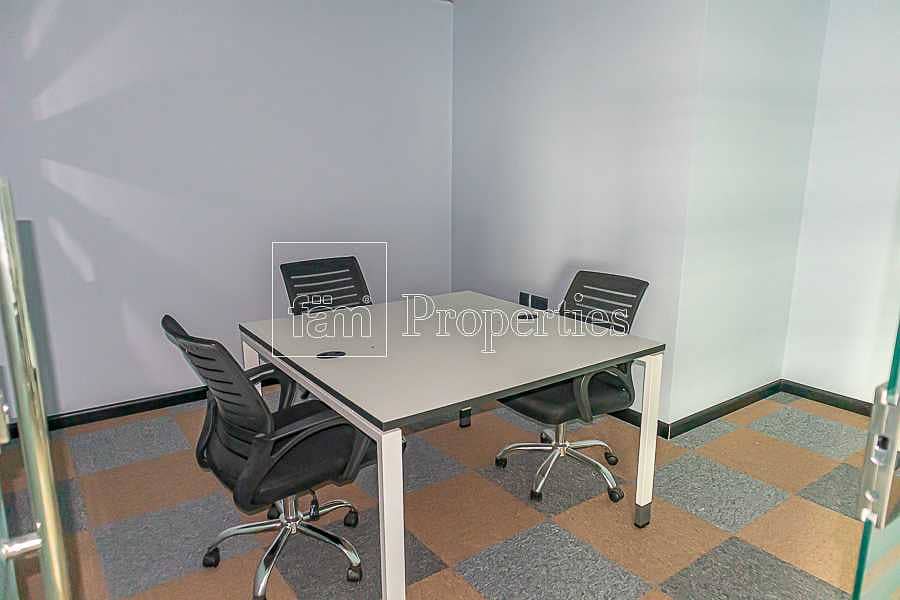 7 Fitted |furnished office |Near metro |lake view