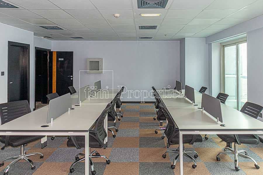 8 Fitted |furnished office |Near metro |lake view