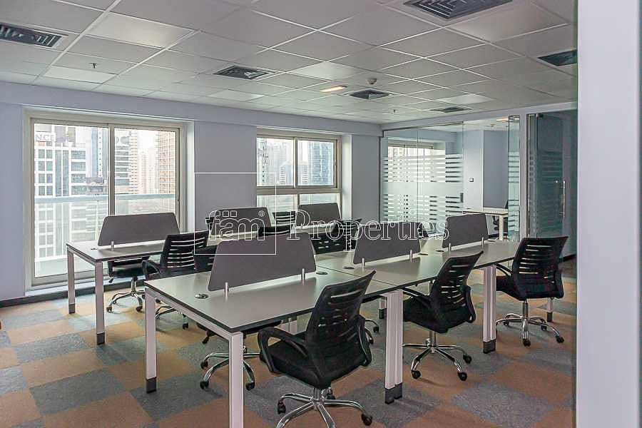 9 Fitted |furnished office |Near metro |lake view