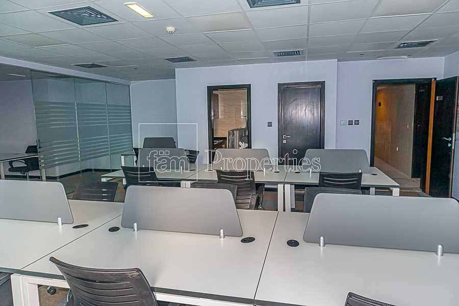 10 Fitted |furnished office |Near metro |lake view