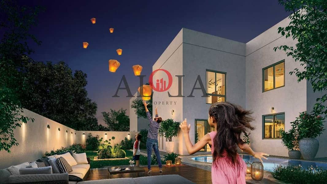 4 Stand alone villas in yas island | ADM fees waived