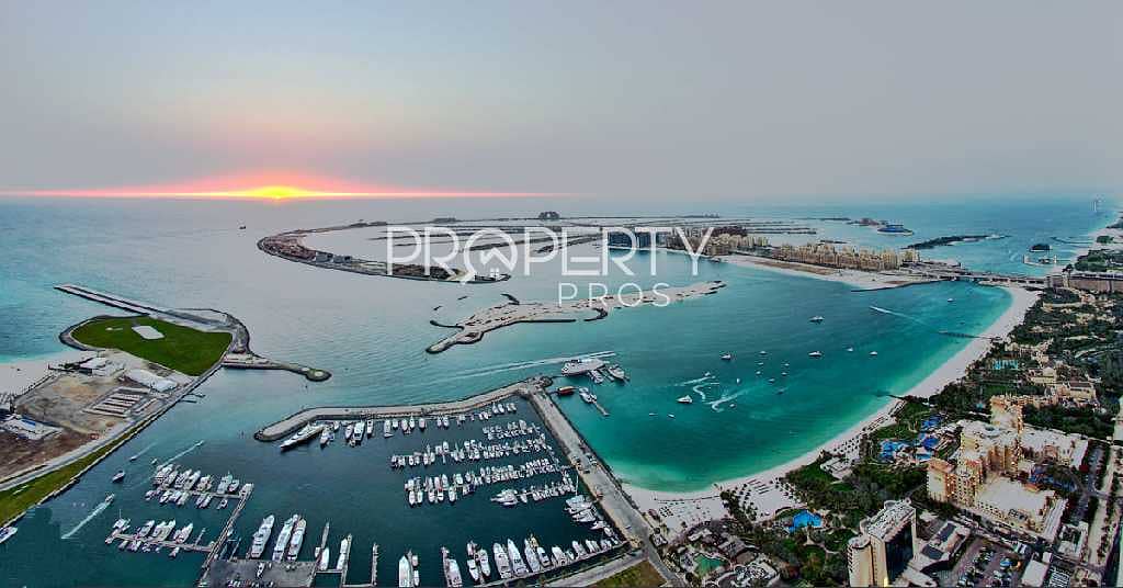 位于迪拜港，艾玛尔海滨社区，滨海景观公寓 2 卧室的公寓 3961000 AED - 5089135