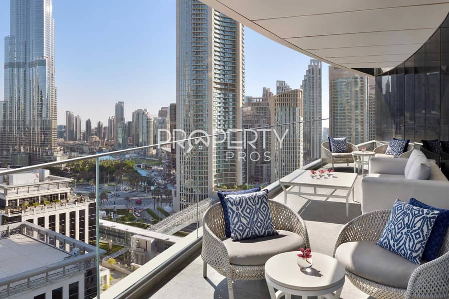 2 Full Burj View | Vacant | Corner unit