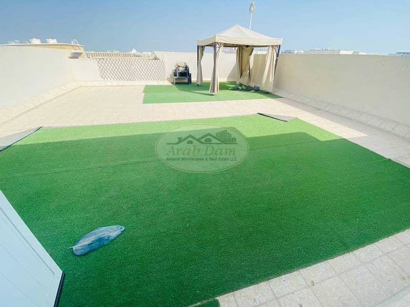 2 "Beautiful/ Classic Villa For Rent | 6 Bedrooms with Maid Room | Well Maintained | Al Bateen | Flexible Payment"