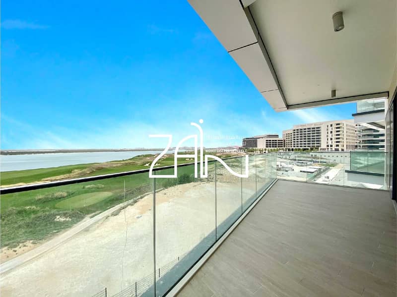 Full Canal & Golf View 2+M Apt with Large Balcony