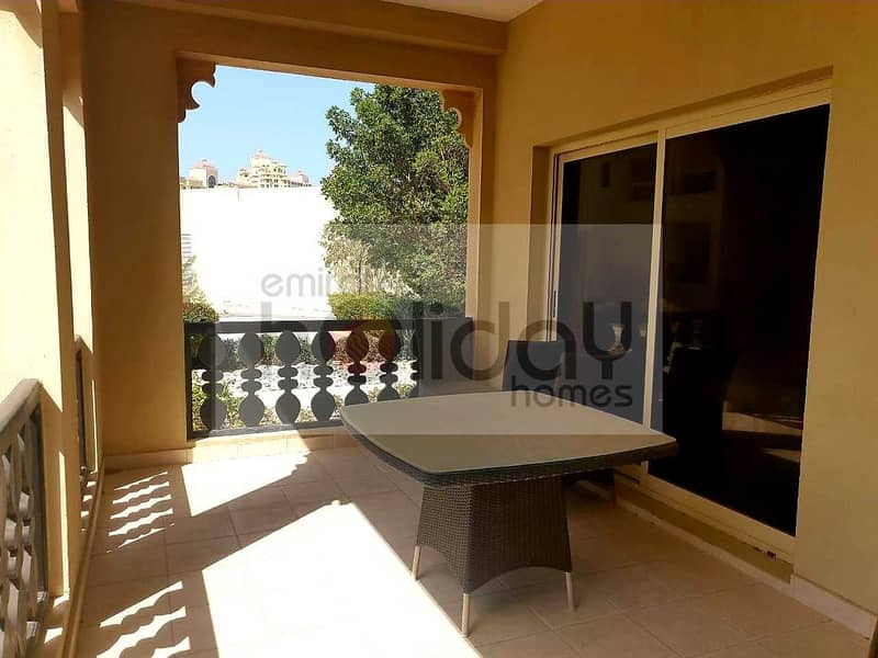 Fully Furnished with Pool Views and Large Balcony