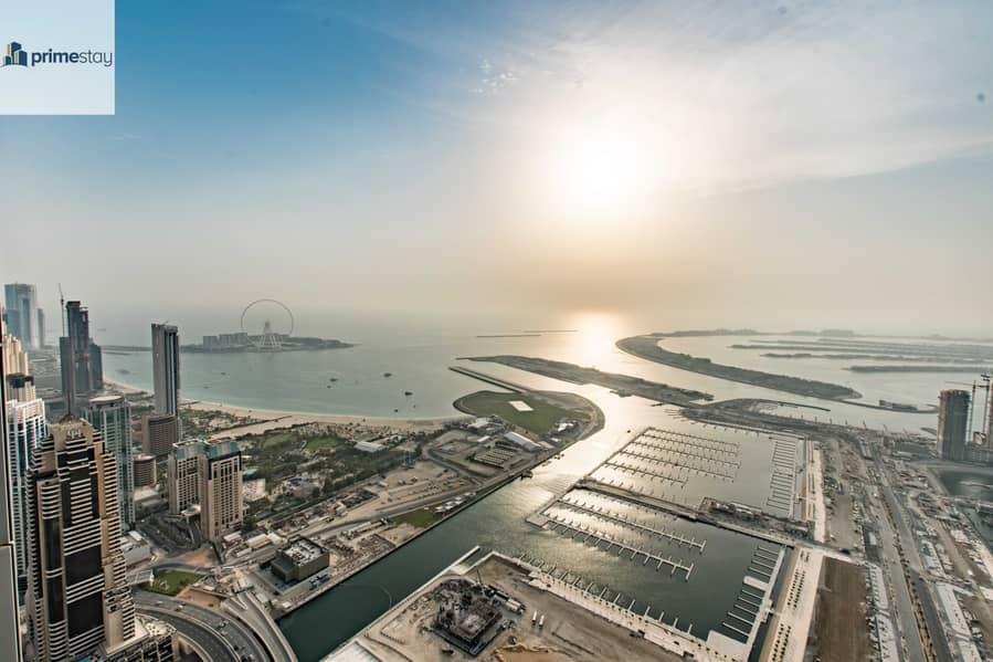 17 Summer Offer: Breath-taking Views 3BR Duplex in Dubai Marina