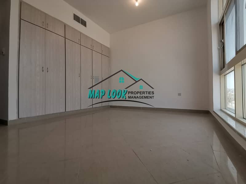 8 Huge !! 3 bedroom with maid room | balcony | spacious kitchen | 80k |very easy parking | located al nahyan