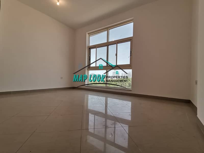 18 Huge !! 3 bedroom with maid room | balcony | spacious kitchen | 80k |very easy parking | located al nahyan