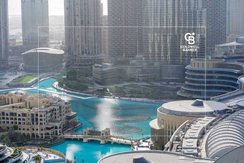 2 Stunning Burj and Fountain Views | Fully Furnished