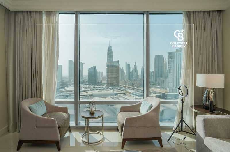 3 Stunning Burj and Fountain Views | Fully Furnished