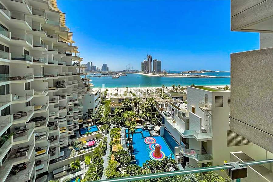 10 Sea Views | 2BR | 5* Hotel lifestyle | 2 balconies