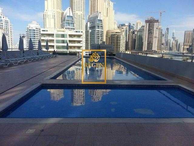 47 Marina View- Chiller Free - 1BHK Apartment For Rent in DEC Tower At Dubai Marina.