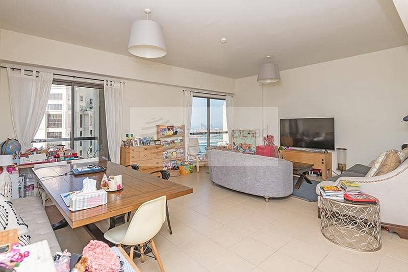 7 Sea and Marina View | 2 BR + Study | On High Floor