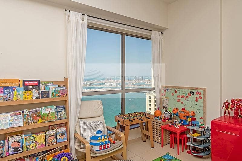 12 Sea and Marina View | 2 BR + Study | On High Floor
