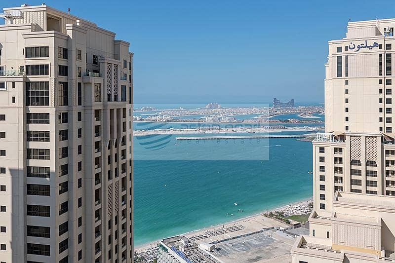 15 Sea and Marina View | 2 BR + Study | On High Floor