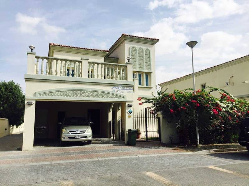 6 Nice 2Br plus Maid Ind Villa for Rent in JVT