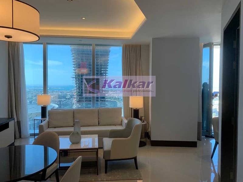 8 Downtown||Address sky view tower 2||Luxurious 1 BR Apt. with 5 Star Facility and view of skyline||  Rent - AED. 140K