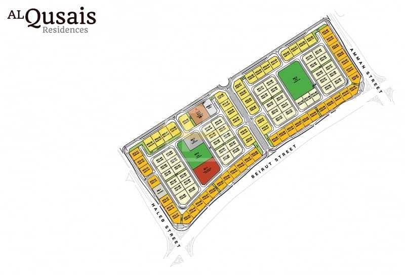 2 No Service Charges | Freehold G+2P+6 Residential Plot in Al Qusais