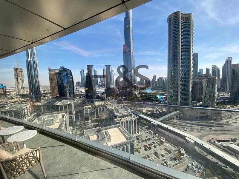10 Fully Furnished 2 Beds | Burj Khalifa View | Ready to Move