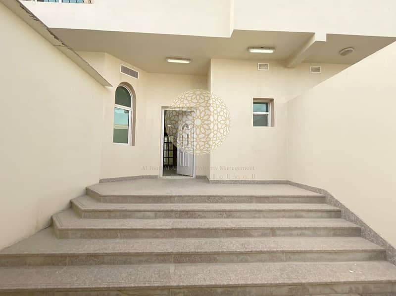 5 HIQH QUALITY 4 BEDROOM  SEMI INDEPENDENT VILLA FOR A SWEET FAMILY FOR RENT IN MOHAMMED BIN ZAYED CITY